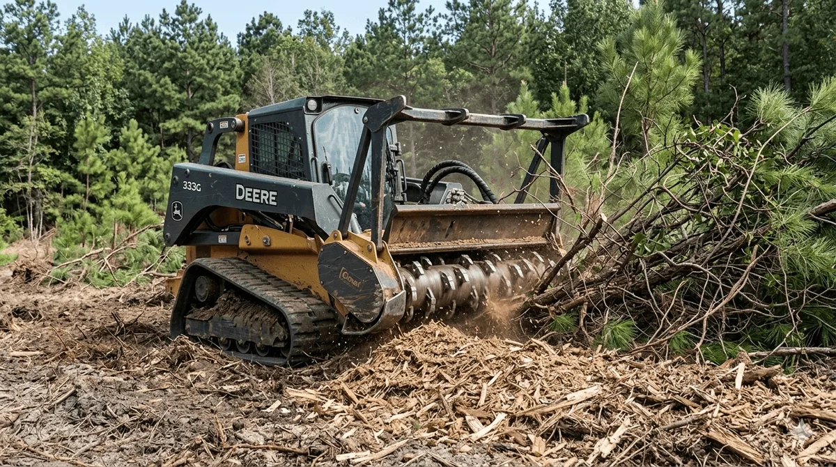 Forestry mulching in Jones County GA
